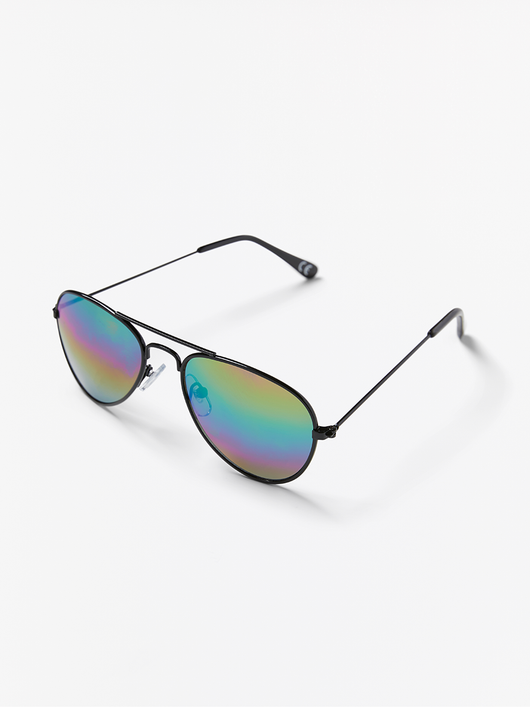Aviator solbriller med farvede linser