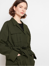 Grøn utility jakke