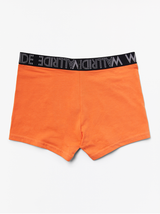 Orange boxer shorts